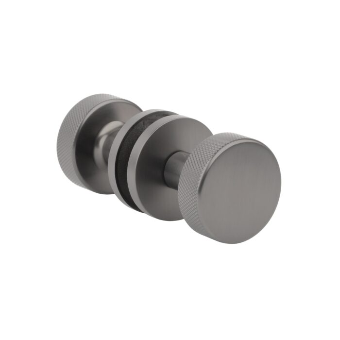 Tuja Round Door Knob - Double Sided Moveable - Titanium